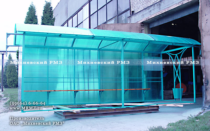 Остановочный павильон (автобусная остановка) ОМ-12