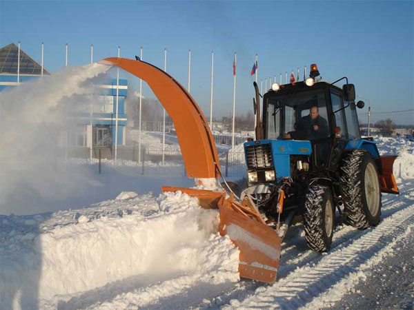 Снегопогрузчик фрезерно-роторный СУ-2.1 ОПМ