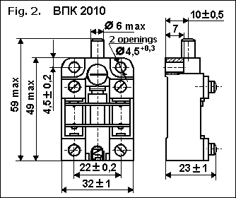 VPK terminal switches, drawing