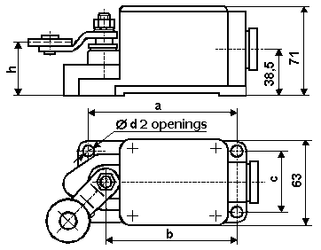 VPU button switches, drawing