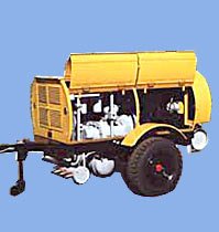 VVP model diesel-powered screw compressors