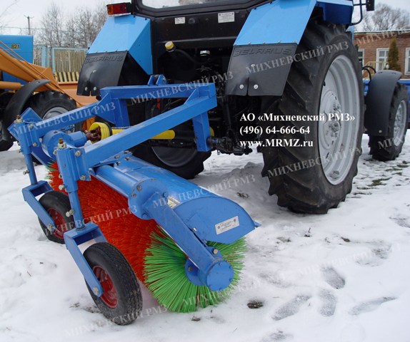 Навесное коммунальное щеточное оборудование для тракторов Беларус (МТЗ), ЛТЗ, ЮМЗ, Т-25, Т-30 (Щетка коммунальная)