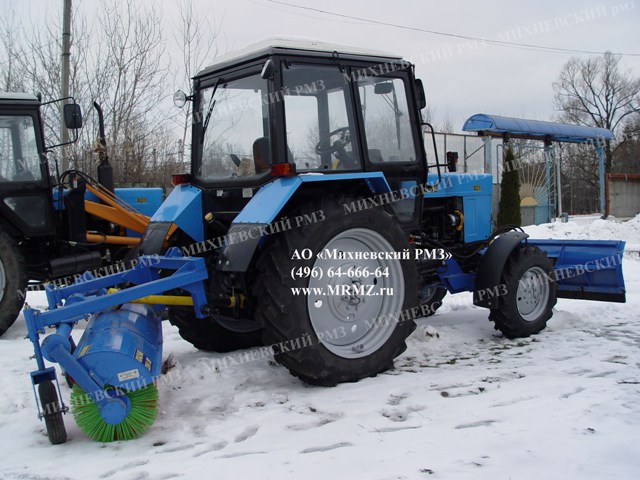 Навесное коммунальное щеточное оборудование для тракторов Беларус (МТЗ), ЛТЗ, ЮМЗ, Т-25, Т-30 (Щетка коммунальная)
