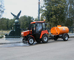 Бочка поливомоечная прицепная к трактору МТЗ-320