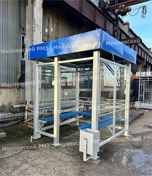 Павильон для курения из стекла КМ-11